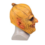 Horror Pumpkin Latex Mask Full Head Masks for Party Halloween