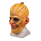 Horror Pumpkin Latex Mask Full Head Masks for Party Halloween