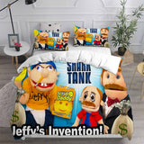 Jeffy Bedding Sets Duvet Cover Comforter Set