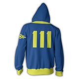BFJmz  Fallout 4 Refuge No. 111 Hooded Sweater 3D Printing Coat Zipper Coat Leisure Sports Sweater Autumn And Winter - bfjcosplayer