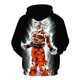 BFJmz Dragon Ball Ultra Instinct Wukong 3D Printing Coat Leisure Sports Sweater Autumn And Winter - bfjcosplayer