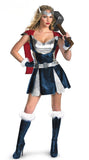 BFJFY Women Halloween Superhero Female Thor Cosplay Dress Outfit - bfjcosplayer