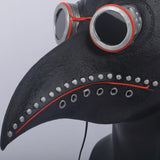 Led Plague Doctor Mask Latex Face Cover Steampunk Masks Cosplay Party Halloween