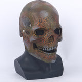 Skull Mask Mouth Movable Latex Helmet Halloween Props