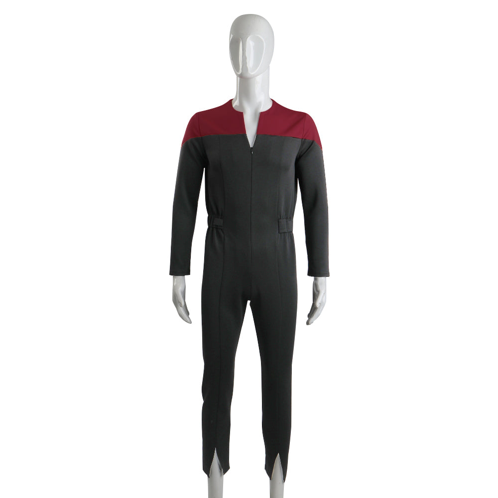 Star Trek Deep Space Nine Commander Sisko Duty Uniform Jumpsuit Cosplay Costumes