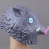 Demon Slayer Kimetsu No Yaiba Cosplay Mask Hashibira Inosuke Wild Boar Helmet Prop