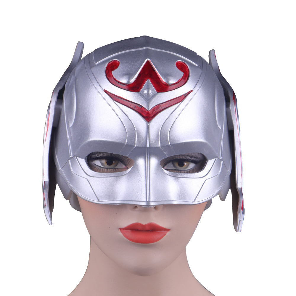 Thunder Women Helmet Superhero Soft PVC Cosplay Mask For Halloween