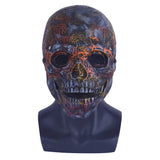 Skull Mask Mouth Movable Latex Helmet Halloween Props