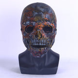 Skull Mask Mouth Movable Latex Helmet Halloween Props