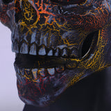 Skull Mask Mouth Movable Latex Helmet Halloween Props