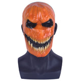 Halloween Scary Pumpkin Head Mask Latex Face Shield