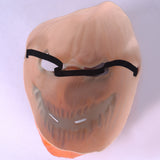 Halloween Scary Pumpkin Head Mask Latex Face Shield