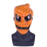 Halloween Scary Pumpkin Head Mask Latex Face Shield