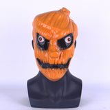 Halloween Scary Pumpkin Head Mask Latex Face Shield