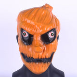 Halloween Scary Pumpkin Head Mask Latex Face Shield