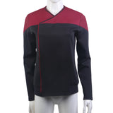 Star Trek Picard 3 Command Red Uniform Female Cosplay Starfleet Gold Blue Top Shirts Costumes