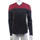 Star Trek Picard 3 Command Red Uniform Female Cosplay Starfleet Gold Blue Top Shirts Costumes