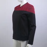 Star Trek Picard 3 Command Red Uniform Female Cosplay Starfleet Gold Blue Top Shirts Costumes