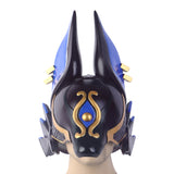 Genshin Impact Cyno Cosplay Helmet Halloween Mask Accessories