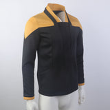 Star Trek Picard 3 Red Geordi Gold Blue Dress Uniform Starfleet Jacket Shirts Cosplay Costume