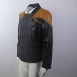 Star Trek Picard 3 Captain Riker Red Geordi Brown Blue Leather Jackets Starfleet Cosplay Costumes