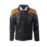 Star Trek Picard 3 Captain Riker Red Geordi Brown Blue Leather Jackets Starfleet Cosplay Costumes