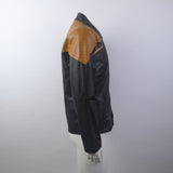 Star Trek Picard 3 Captain Riker Red Geordi Brown Blue Leather Jackets Starfleet Cosplay Costumes