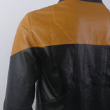 Star Trek Picard 3 Captain Riker Red Geordi Brown Blue Leather Jackets Starfleet Cosplay Costumes