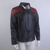 Star Trek Picard 3 Captain Riker Red Geordi Brown Blue Leather Jackets Starfleet Cosplay Costumes