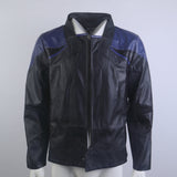 Star Trek Picard 3 Captain Riker Red Geordi Brown Blue Leather Jackets Starfleet Cosplay Costumes