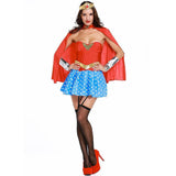 BFJFY Women's Dc Comics Wonder Woman Corset Superhero Costume - bfjcosplayer
