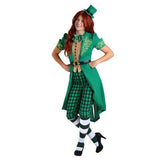 BFJFY Women Spirited Chaming Irish Lucky Fairy Leprechaun Costume - bfjcosplayer