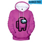 Among Us Cosplay No Zipper Hoodie Halloween Costume