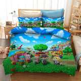 Animal Crossing Cosplay Duvet Cover Set Halloween Quilt Cover