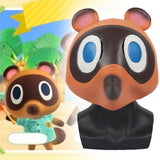 Animal Crossing Tom Nook cosplay Latex Helmet Halloween prop
