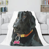 Animal Dog Cosplay Flannel Blanket Room Decoration Throw