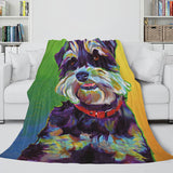 Animal Dog Cosplay Flannel Blanket Room Decoration Throw
