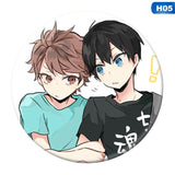 Haikyuu!! enamel pin Volleyball Boy Tsukishima Firefly Cosplay Bedge Halloween Props