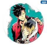 Haikyuu!! enamel pin Volleyball Boy Tsukishima Firefly Cosplay Bedge Halloween Props