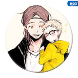 Haikyuu!! enamel pin Volleyball Boy Tsukishima Firefly Cosplay Bedge Halloween Props