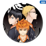 Haikyuu!! enamel pin Volleyball Boy Tsukishima Firefly Cosplay Bedge Halloween Props