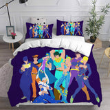 Anime JoJo's Bizarre Adventure Stone Ocean Cosplay Bedding Sets Duvet Cover Halloween Comforter Sets