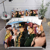 Anime JoJo's Bizarre Adventure Stone Ocean Cosplay Bedding Sets Duvet Cover Halloween Comforter Sets