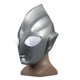 Anime Ultraman Cosplay Led Light Resin Helmet Halloween Props