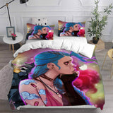 Arcane Season 1 Cosplay Bedding Sets Duvet Cover Halloween Comforter Sets