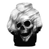 BFJmz Colorful Skull 3D Printing Coat Zipper Coat Leisure Sports Sweater  Autumn And Winter - bfjcosplayer