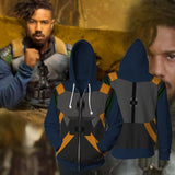 BFJmz Black Panther Villain Gold Panther 3D Printing Coat Zipper Coat Leisure Sports Sweater Autumn And Winter - bfjcosplayer