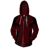BFJmz Marvel Deadpool 3D Printing Coat Zipper Coat Leisure Sports Sweater  Autumn And Winter - bfjcosplayer