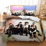 BTS Bangtan Boys Cosplay Bedding Set Duvet Cover Halloween Sheets Bed Set
