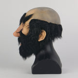 Bald Dick Face Big Nose Beard Penis Cosplay Latex Helmet Halloween Props